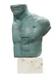 ASKLEPIOS by Igor Mitoraj, 1988, brąz patynowany, kamień, sold Mar 2021