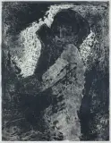 Halina Chrostowska, Akt, z cyklu „Spotkania”, 1964, akwaforta, akwatinta, sucha igła, papier kremowy