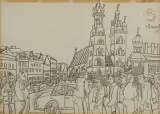 Edward Dwurnik, Kraków. Rynek Główny