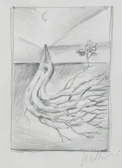 Rafał Olbiński, BEZ TYTUŁU, ołówek, papier