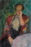 Zygmunt Szreter, ZAMYŚLONA, olej, płótno