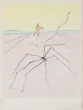 Z CYKLU BAJKI JAPOŃSKIE by Salvador Dalí, 1974, sucha igła, szablon, papier, offered Jan 2021