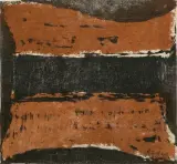 Stefan Gierowski, BEZ TYTUŁU, 1960, litografia barwna, papier