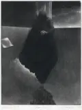 Włodzimierz Kotkowski, Miasto V, 1970, mezzotinta, papier