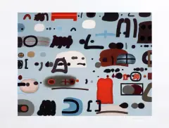 Jan Tarasin, Zapisy, 2006, serigrafia, papier