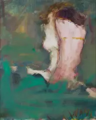 Alicja Wahl, Dwie, 1992, olej, płótno