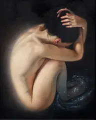 Lucidity by Anna Tomicka, 2020, olej, płótno, sold Dec 2020