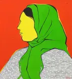 Valeria Paseka, Unknown, 2020, akryl, płótno