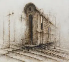 Grzegorz Czechowski, PRZESTÓJ, 2020, olej, płótno