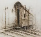 Grzegorz Czechowski, PRZESTÓJ, 2020, olej, płótno