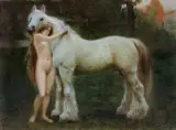 Jan Styka, PRZYJACIELE, ok. 1903, olej, płótno