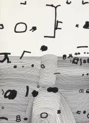 BEZ TYTUŁU by Jan Tarasin, tusz pióro, pędzel, papier, sold Dec 2020