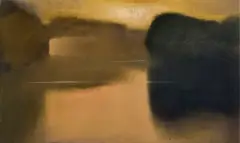 Rzeka Bug by Stanisław Baj, 2019, olej, płótno, sold Dec 2020