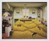 Country & Eastern by Jacek Yerka, 1995, giclée, papier, sold Dec 2020