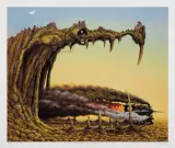 PRZYJEMNOŚCI SMOKA by Jacek Yerka, 1995, giclée, papier, sold Dec 2020