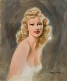 Tadeusz Styka, PORTRET GLORII DREW, olej, płótno