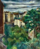Zygmunt Radnicki, WIDOK LWOWA, 1925, olej, płótno