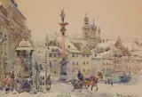 Władysław Chmieliński, PLAC ZAMKOWY ZIMĄ