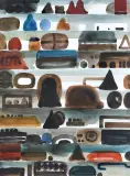 Jan Tarasin, MAGAZYN II, 1993, akwarela, papier