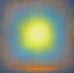 Rafał Kapica, SŁOŃCE, 2020, olej, płótno