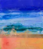 Тарас Порожняк, Seaside I, 2019, olej, żywica, płótno