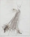 Wanda Gołkowska-Chwałczyk, Z CYKLU STRACHY POLSKIE, 1991, flamaster, collage, papier