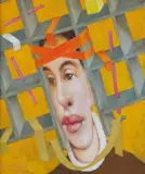 Waldemar Jerzy Marszałek, Rycerz, 2008, olej, płótno