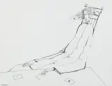 WRÓŻĄCA Z KART by Waldemar Jerzy Marszałek, tusz pióro, pędzel, akwarela, papier, offered Oct 2020