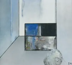Piotr Bogusławski, BEZ TYTUŁU, 1992, akryl, płótno