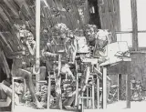 Jacek Gaj, Kuszenie III, 1976, miedzioryt, papier