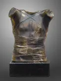 PANCERZ II (CUIRASSE II) by Igor Mitoraj, 1986, brąz, kamień, sold Sep 2020