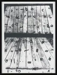 ZNAKI by Jan Tarasin, 1990, serigrafia, papier, sold Sep 2020