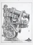Jacek Yerka, GĄSZCZ KALIGRAFICZNY – F