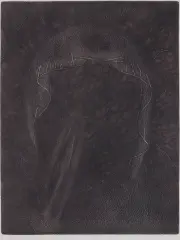 Irena Snarska, Czarna Madonna, 1982, akwaforta, akwatinta, papier