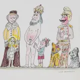 Lech Zahorski, BAJECZKI, flamastry barwne, papier