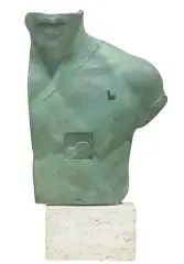 Igor Mitoraj, ASKLEPIOS, 1988, brąz, podstawa kamienna
