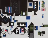 Jerzy Sojka, Galeria w otwartej przestrzeni, 2016, akryl, płótno