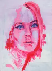 Instagram hoe by Marek Morawski, 2020, akryl, płótno, offered Jul 2020