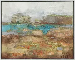 Stanisław Tomalak, FRAGMENT 629 Z CYKLU "ARCHEOLOGIA", 2020, technika własna, płótno