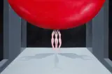 Małgorzata Rusiecka, RAZEM UDŹWIGNIEMY CIĘŻAR, 2020, akryl, płótno