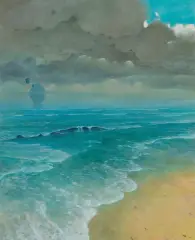 Zdzisław Beksiński, Z-14, ok. 1987, olej, płyta