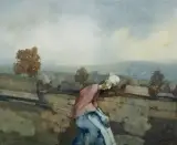 Jerzy Duda-Gracz, MELANCHOLIA – 1, 1988, olej, płótno