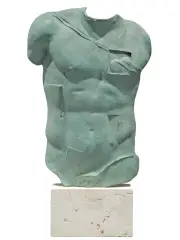 PERSEUSZ by Igor Mitoraj, 1988, brąz patynowany, kamień, sold Jun 2020