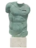 PERSEUSZ by Igor Mitoraj, 1988, brąz patynowany, kamień, sold Jun 2020