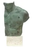 ASKLEPIOS by Igor Mitoraj, 1988, brąz patynowany, kamień, sold Jun 2020