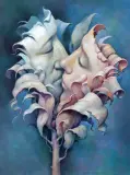 MIŁOŚĆ W CZASIE ZARAZY by Wiesław Wałkuski, 2020, olej, sklejka, sold Jun 2020