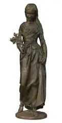 Henryk Kossowski, NIEDZIELA PALMOWA (LES RAMEAUX), brąz patynowany