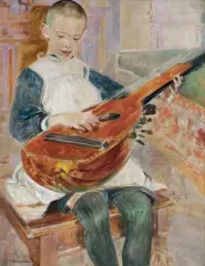 Jacek Malczewski, PORTRET SYNA RAFAŁKA, 1901, olej, deska