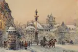 Władysław Chmieliński, ZIMA NA PLACU ZAMKOWYM