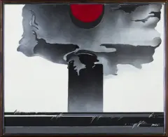 Bogusław Mec, Kapelusz, przed 1989, akryl, płótno